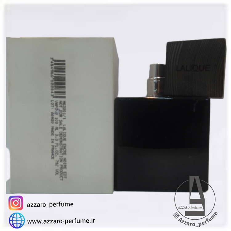 تستر ادکلن ادوتویلت مردانه لالیک انکر نویر لالیک مشکی حجم 100 میل