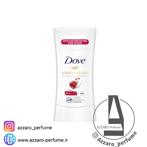 مام استیک دئودورانت داو dove ضد تعریق با رایحه انار ادونسد کر 74 گرم -فروشگاه اینترنتی آرایشی بهداشتی آزارو