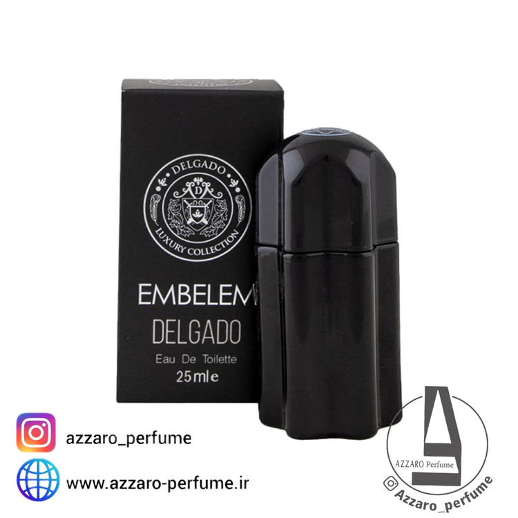 ادکلن مردانه دلگادو مدل EMBLEM حجم ۲۵ میل-فروشگاه اینترنتی آرایشی بهداشتی آزارو