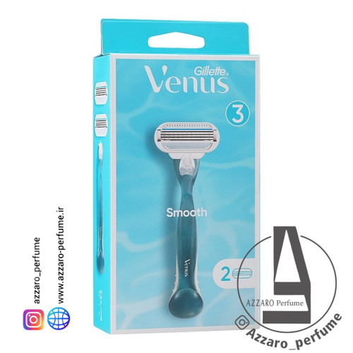 خودتراش 3 تیغ ژیلت مدل Venus به همراه تیغ یدک (اورجینال) -فروشگاه اینترنتی آرایشی بهداشتی آزارو