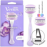 خودتراش 3 تیغه همراه با 2 سری Comfortglide ونوس ژیلت (اورجینال) -فروشگاه اینترنتی آرایشی بهداشتی آزارو