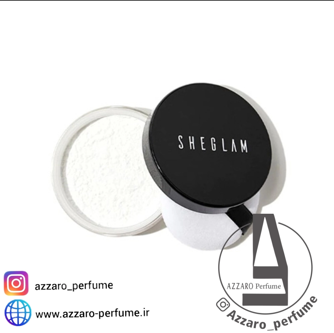 پودر فیکس بی رنگ شیگلم Sheglam Translucent Powder حجم 5.5 گرم‌ -فروشگاه اینترنتی آرایشی بهداشتی آزارو