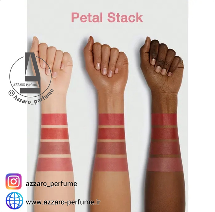 رژ لب چهار تکه شیگلم sheglam مدل pink-petal stack پینک پتال استاک پیتال_فروشگاه اینترنتی آرایشی بهداشتی آزارو