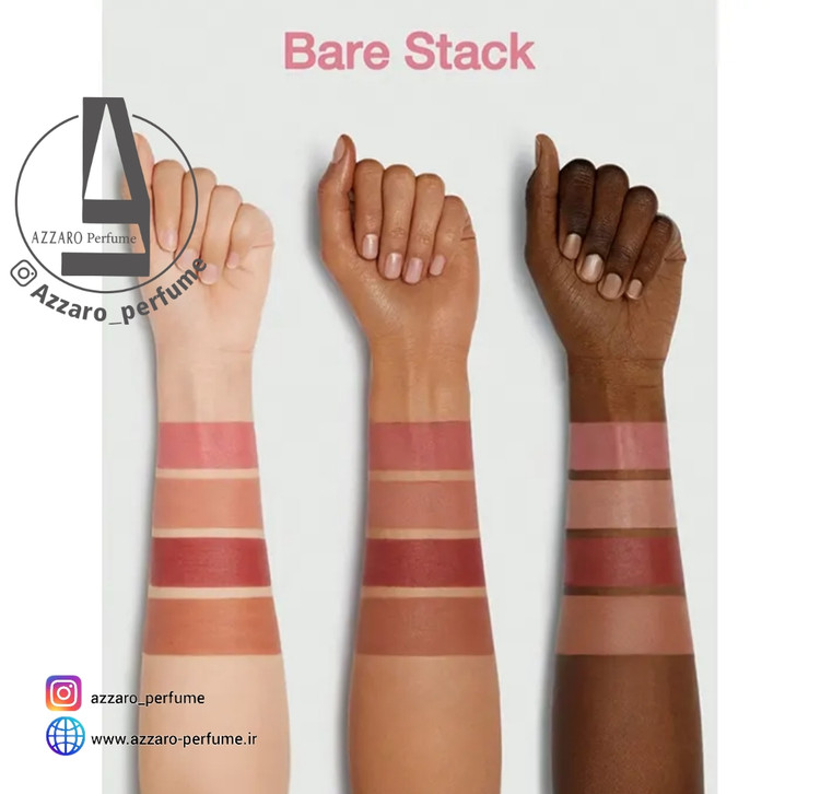 رژ لب چهار تکه شیگلم مدل nude-Bare stack بار استاک_فروشگاه اینترنتی آرایشی بهداشتی آزارو