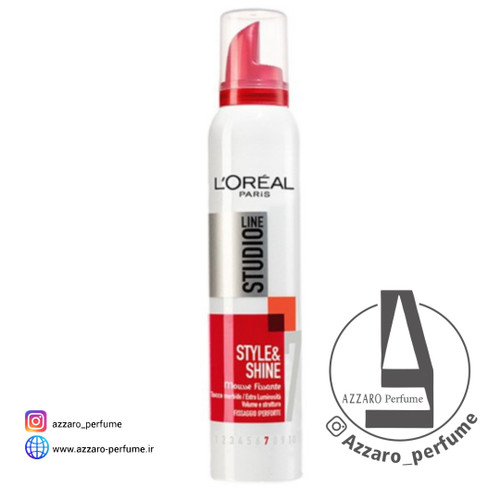 موس مو استودیو لاین لورال مدل استایل اند شاین شماره 7 حجم 200 میل -فروشگاه اینترنتی آرایشی بهداشتی آزارو