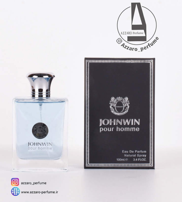 ادکلن جانوین پور هوم ورساچه پور هوم جانوین جکوینز Johnwin Pour homme حجم 100 میل-فروشگاه اینترنتی آرایشی بهداشتی آزارو