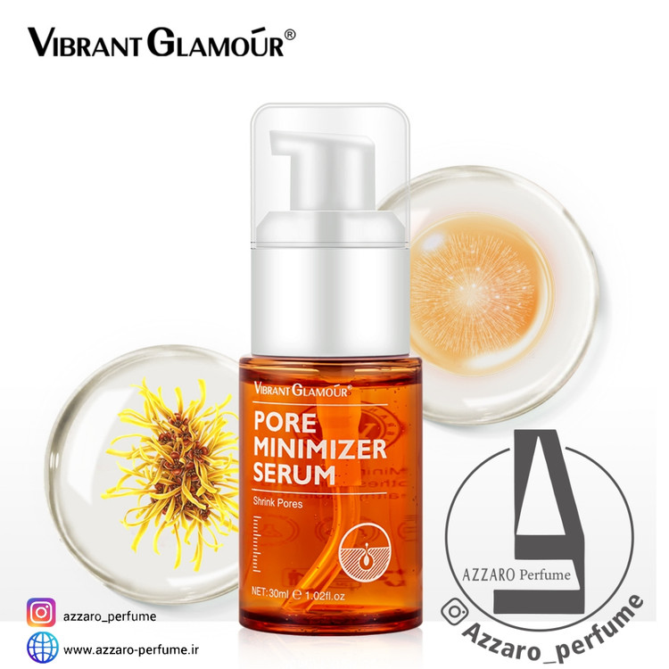 سرم کوچک کننده منافذ ویبرانت گلامور 30 میلی لیتر_فروشگاه اینترنتی آرایشی بهداشتی آزارو در شیراز