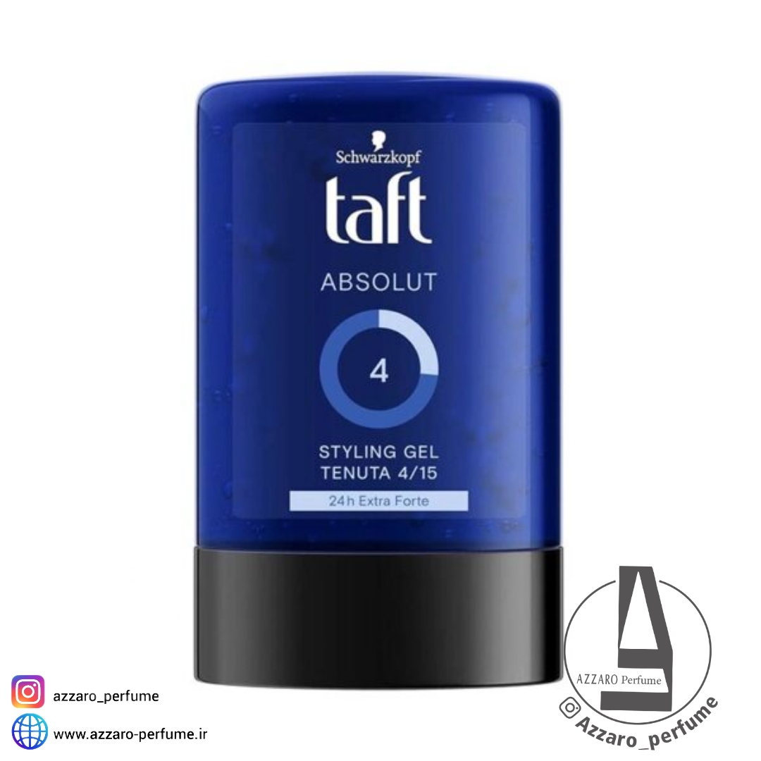 ژل مو تافت مدل absolute با درجه سختی 4 حجم 300 گرم-فروشگاه اینترنتی آرایشی بهداشتی آزارو