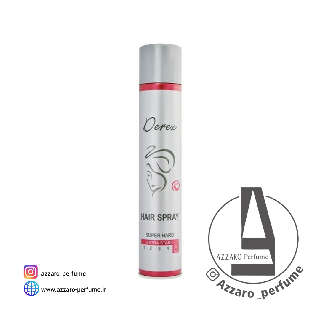 اسپری حالت دهنده مو درکس Derex حجم 500 میل-فروشگاه اینترنتی آرایشی بهداشتی آزارو