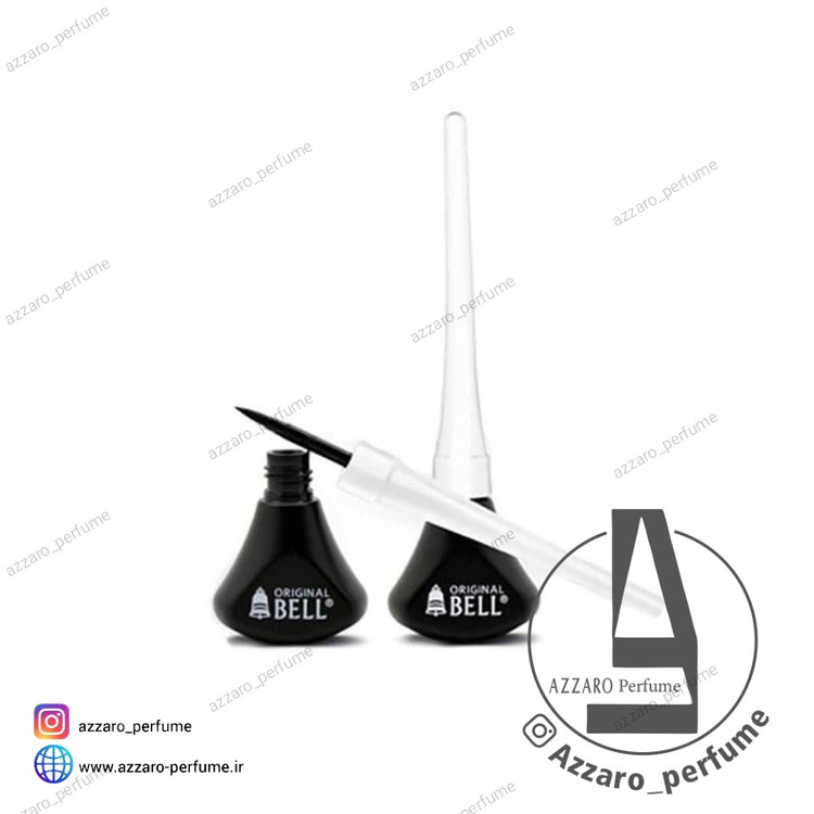 خط چشم کوزه ای ضدآب کربن بلک بل BELL حجم 4.5 میل-فروشگاه اینترنتی آرایشی بهداشتی آزارو