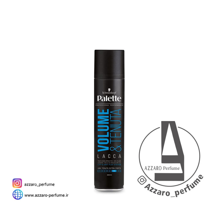 اسپری حجم دهنده مو پالت شوارتسکف Schwarzkopf Palette Volume حجم 300 میل-فروشگاه اینترنتی آرایشی بهداشتی آزارو