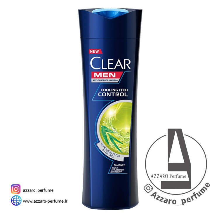شامپو کلیر اکالیپتوس Clear Cooling ITCH Control حجم 315 میل -فروشگاه اینترنتی آرایشی بهداشتی آزارو