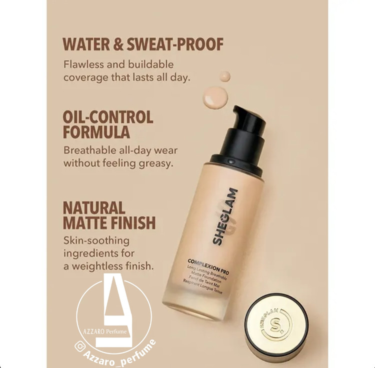 کرم پودر مات پوست چرب شیگلم رنگ warm vanilla حجم 30 میل_فروشگاه اینترنتی آرایشی بهداشتی آزارو