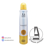 اسپری دئودورانت تمیز پرفیوم مدل آزارو وانتد azzaro Wanted حجم 200 میل_فروشگاه اینترنتی آرایشی بهداشتی آزارو در شیراز