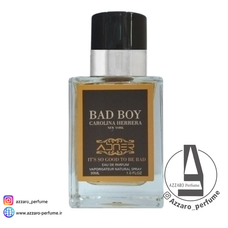 ادکلن ابنر Abner رایحه بد بوی bad boy حجم 30 میل_فروشگاه اینترنتی آرایشی بهداشتی آزارو در شیراز