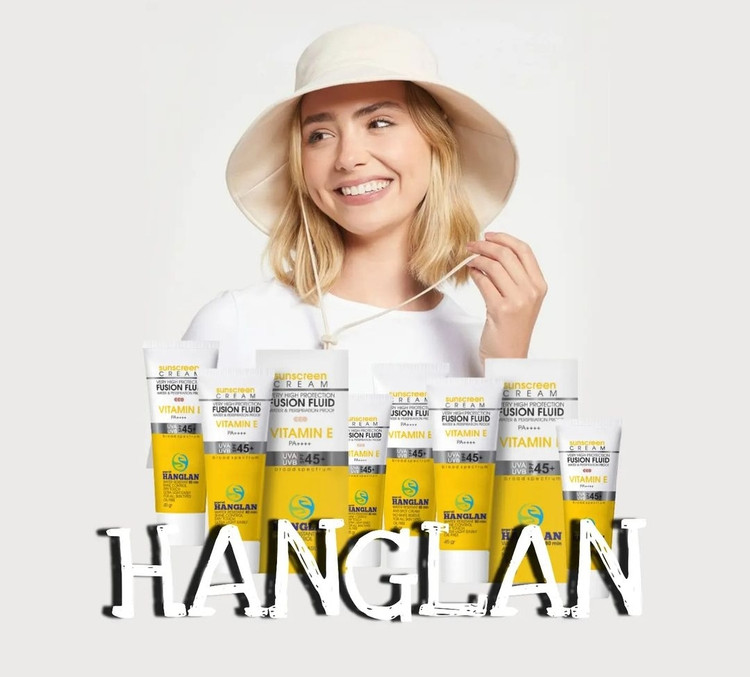 کرم ضد آفتاب بژ روشن SPF45 مناسب پوست چرب هانگلن HANGLAN حجم ۴۵ میل_فروشگاه اینترنتی آرایشی بهداشتی آزارو در شیراز-نمایندگی هانگلن 2024