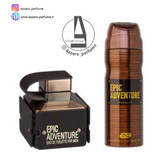 ست ادکلن مردانه امپر مدل اپیک ادونچر همراه با اسپری حجم 100 میل _فروشگاه اینترنتی آرایشی بهداشتی آزارو در شیراز_ارسال به سراسر ایران_تخفیف ویژه_به همراه لیست قیمت