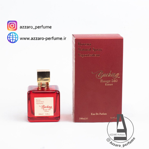 ادکلن باکارات رژ 540 قرمز روونا ۱۰۰ میل_فروشگاه اینترنتی آرایشی بهداشتی آزارو در شیراز
