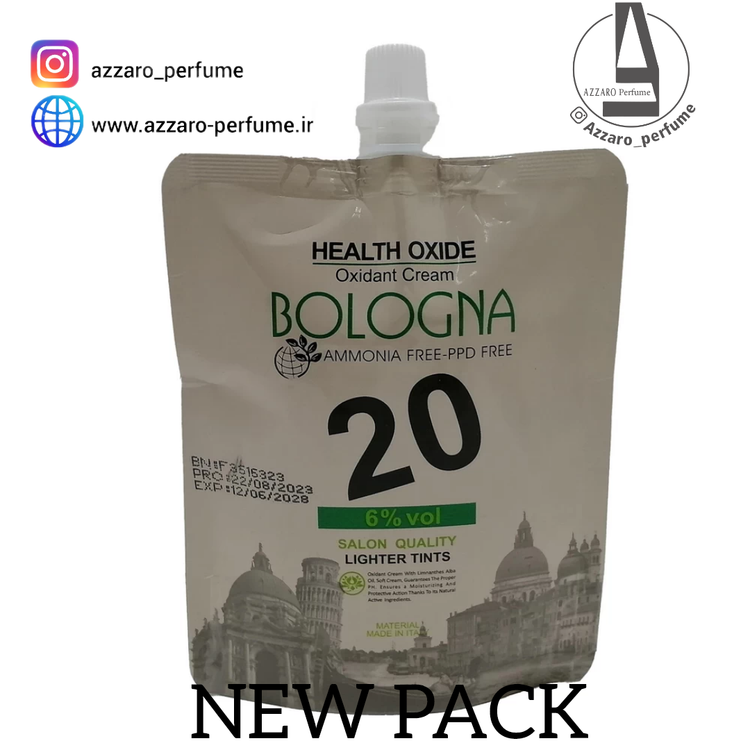 اکسیدان بدون آمونیاک بلونیا مدل HEAAL THOXIDE شش درصدی حجم 150 میلی لیتر_فروشگاه اینترنتی آرایشی بهداشتی آزارو