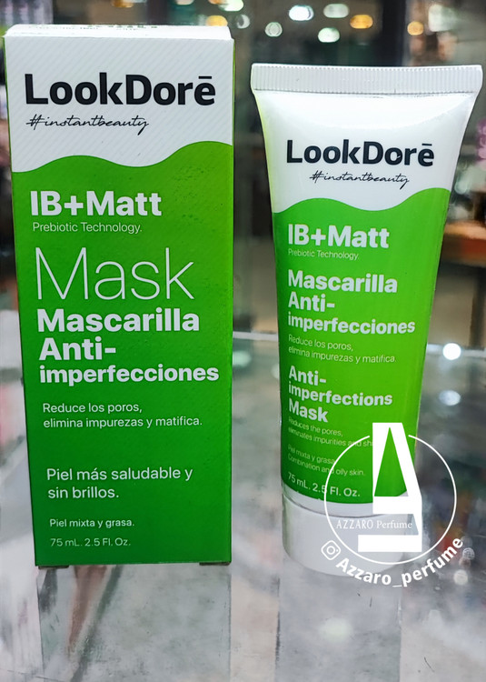 ماسک ضد جوش و لک لوک دوره look dore اسپانیا حجم ۷۵ میل_فروشگاه اینترنتی آرایشی و بهداشتی آزارو در شیراز