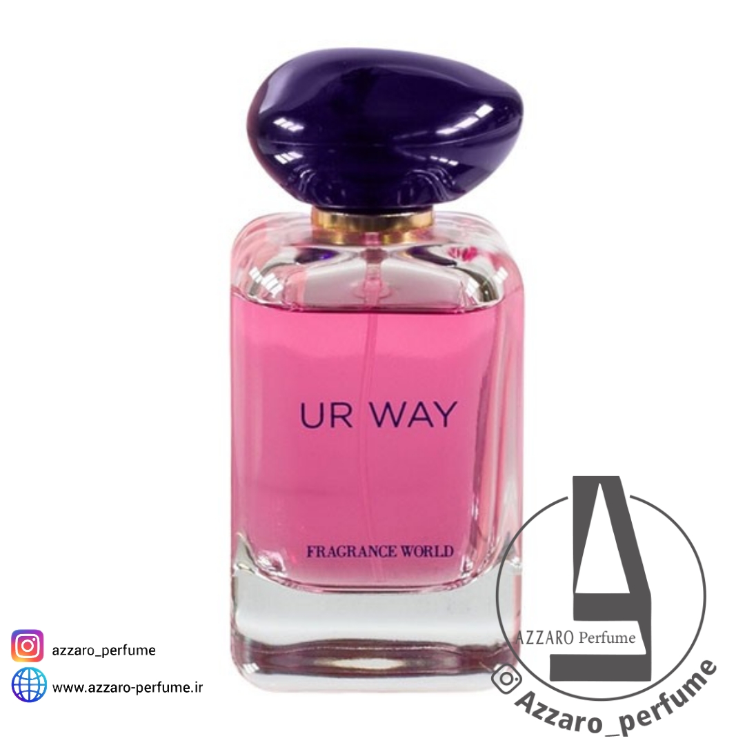 عطر ادکلن یور وی–Ur Way فراگرنس ورد حجم 100میل_فروشگاه اینترنتی آرایشی بهداشتی آزارو در شیراز