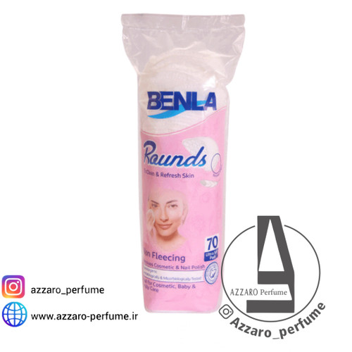 پد آرایش پاک کن 70 عددی بنلا Benla-فروشگاه اینترنتی آرایشی بهداشتی آزارو در شیراز