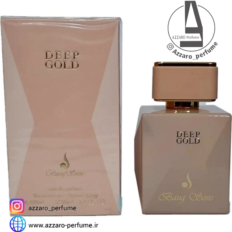 ادکلن زنانه دیپ گلد DEEP GOLD باگ سانز حجم 100 میل-فروشگاه اینترنتی آرایشی بهداشتی آزارو در شیراز