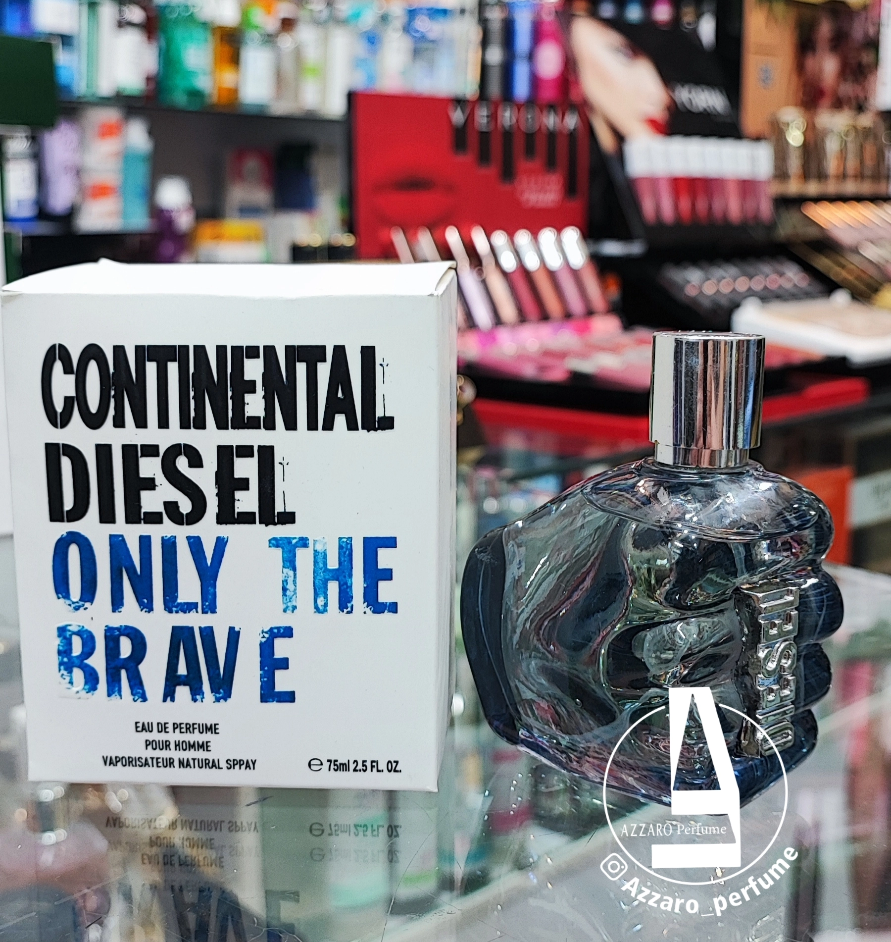 تستر ادکلن دیزل مشتی-اونلی بریو-Diesel only the brave حجم 75میل-فروشگاه اینترنتی آرایشی و بهداشتی آزارو در شیراز