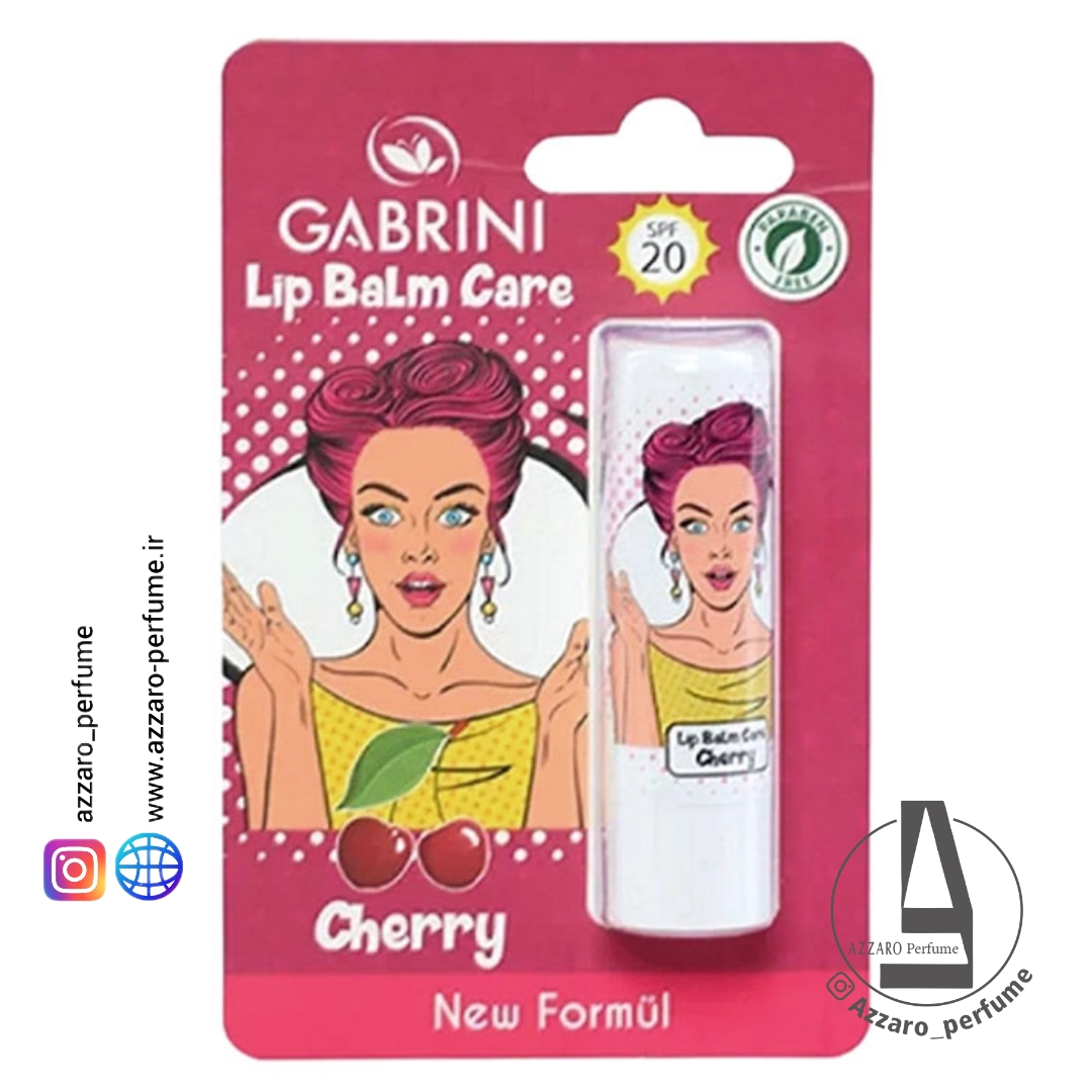 بالم لب آلبالو گابرینی GABRINI SPF20 حجم 5 گرم-فروشگاه اینترنتی آرایشی و بهداشتی آزارو در شیراز