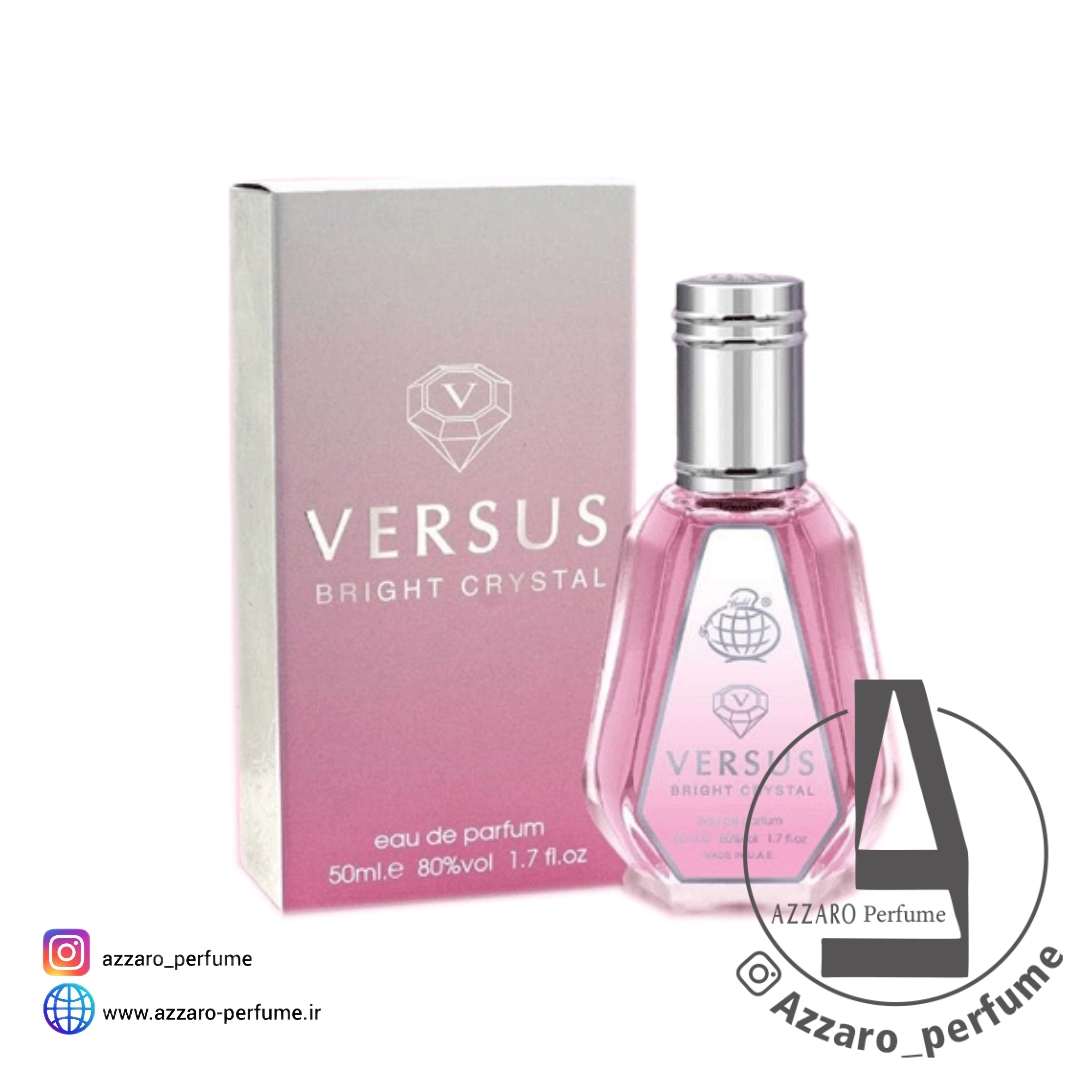 ادکلن ورساچ برایت کریستال برند فرگرانس حجم 50 میل-فروشگاه اینترنتی آرایشی و بهداشتی آزارو در شیراز
