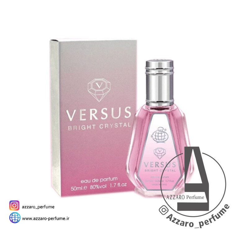 ادکلن ورساچ برایت کریستال برند فرگرانس حجم 50 میل-فروشگاه اینترنتی آرایشی و بهداشتی آزارو در شیراز