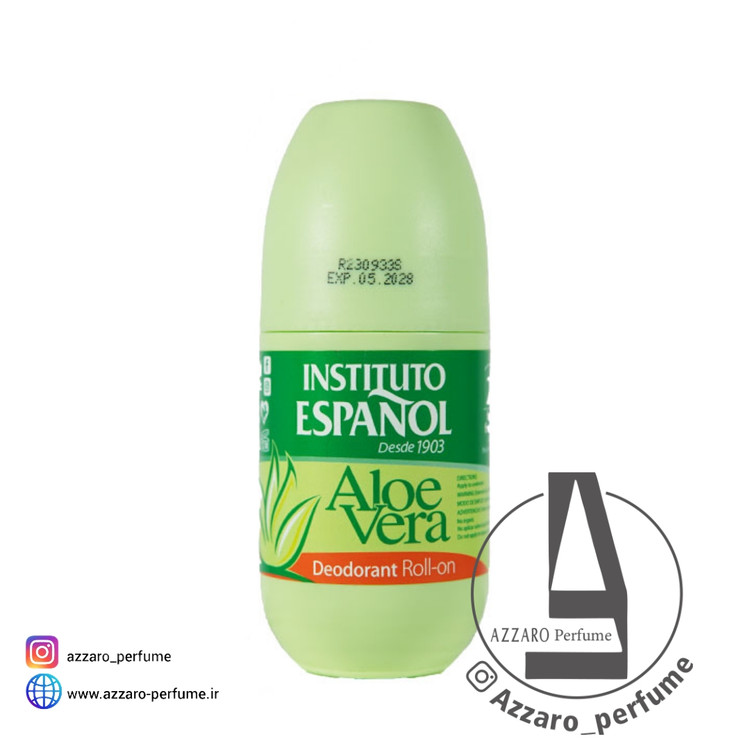 مام رول ضد تعریق انستیتو اسپانول مدل Aloe Vera حجم 75 میلی لیتر اورجینال-فروشگاه اینترنتی آرایشی بهداشتی آزارو