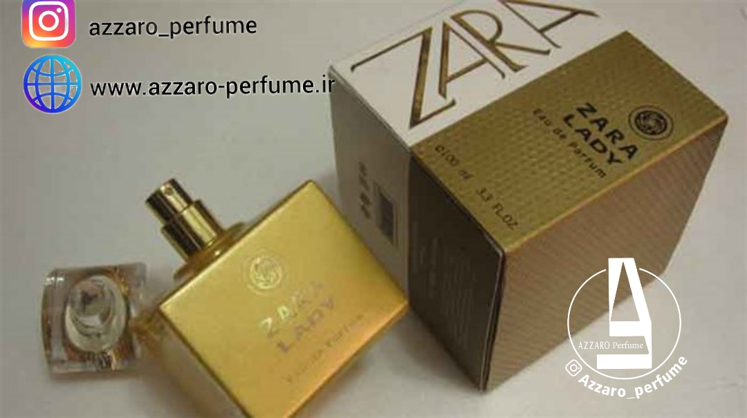 ادکلن زنانه زارا لیدی طلایی برند زارا حجم ۱۰۰ میل-فروشگاه اینترنتی آرایشی و بهداشتی آزارو در شیراز