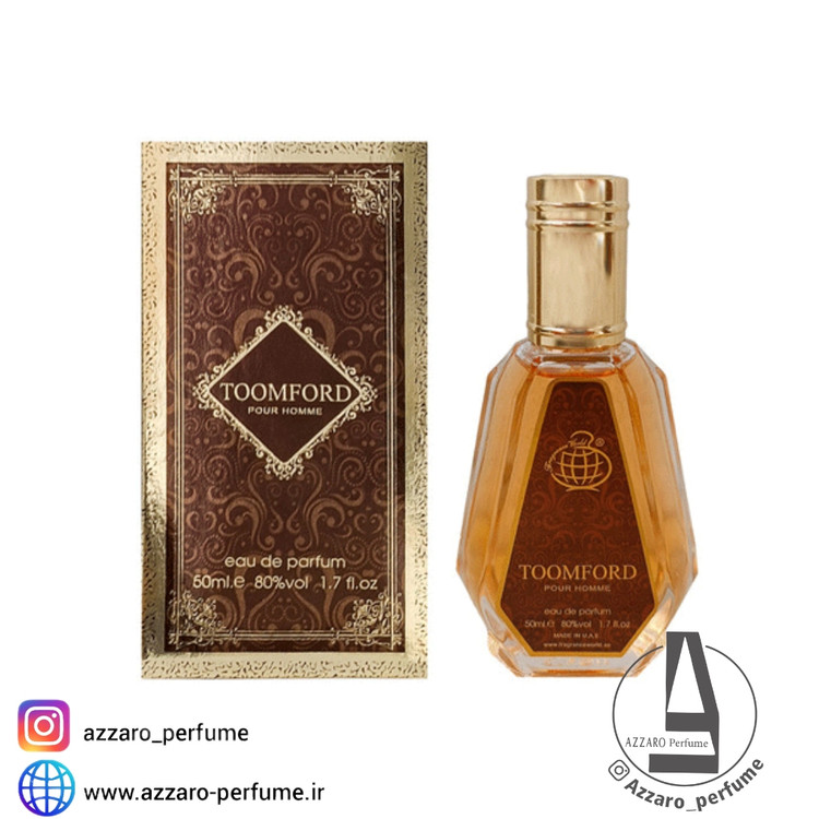 ادکلن توم فورد برند فرگرانس ورد حجم 50 میل-فروشگاه اینترنتی آرایشی و بهداشتی آزارو در شیراز