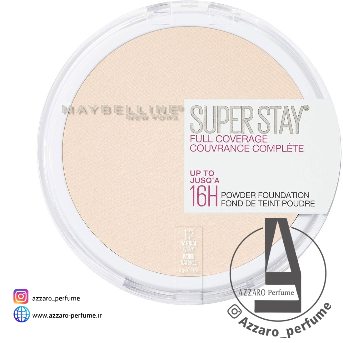 پنکیک 16 ساعته سوپراستی میبلین شماره 112-فروشگاه اینترنتی آرایشی و بهداشتی آزارو در شیراز