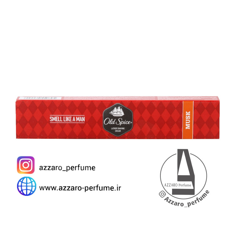 کرم خمیر ریش صورت الد اسپایس مدل Musk حجم 70 گرم-فروشگاه اینترنتی آرایشی و بهداشتی آزارو در شیراز