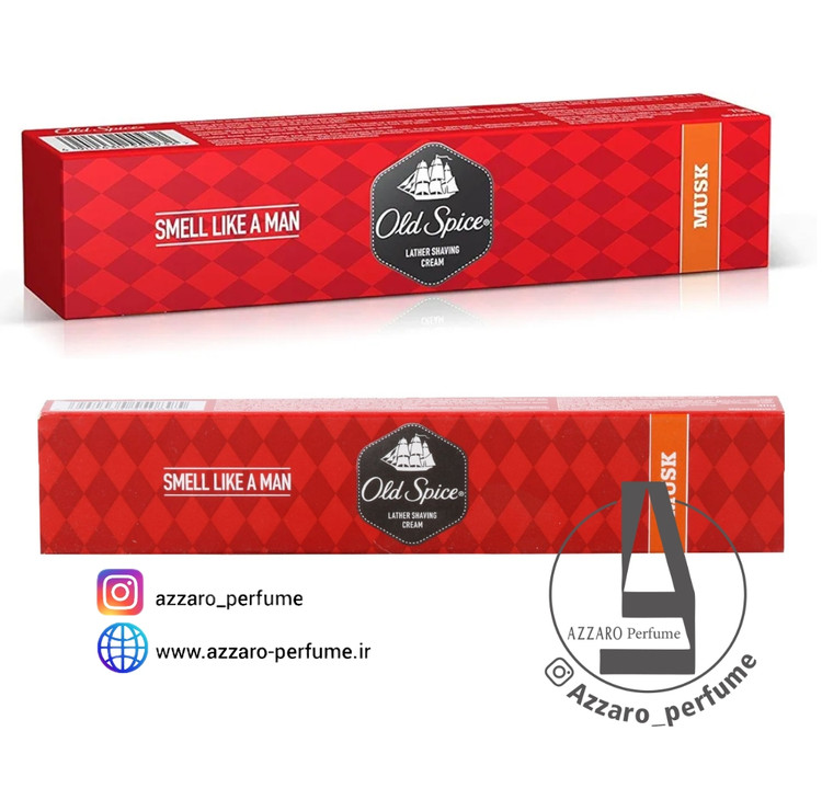 کرم خمیر ریش صورت الد اسپایس مدل Musk حجم 70 گرم-فروشگاه اینترنتی آرایشی و بهداشتی آزارو در شیراز