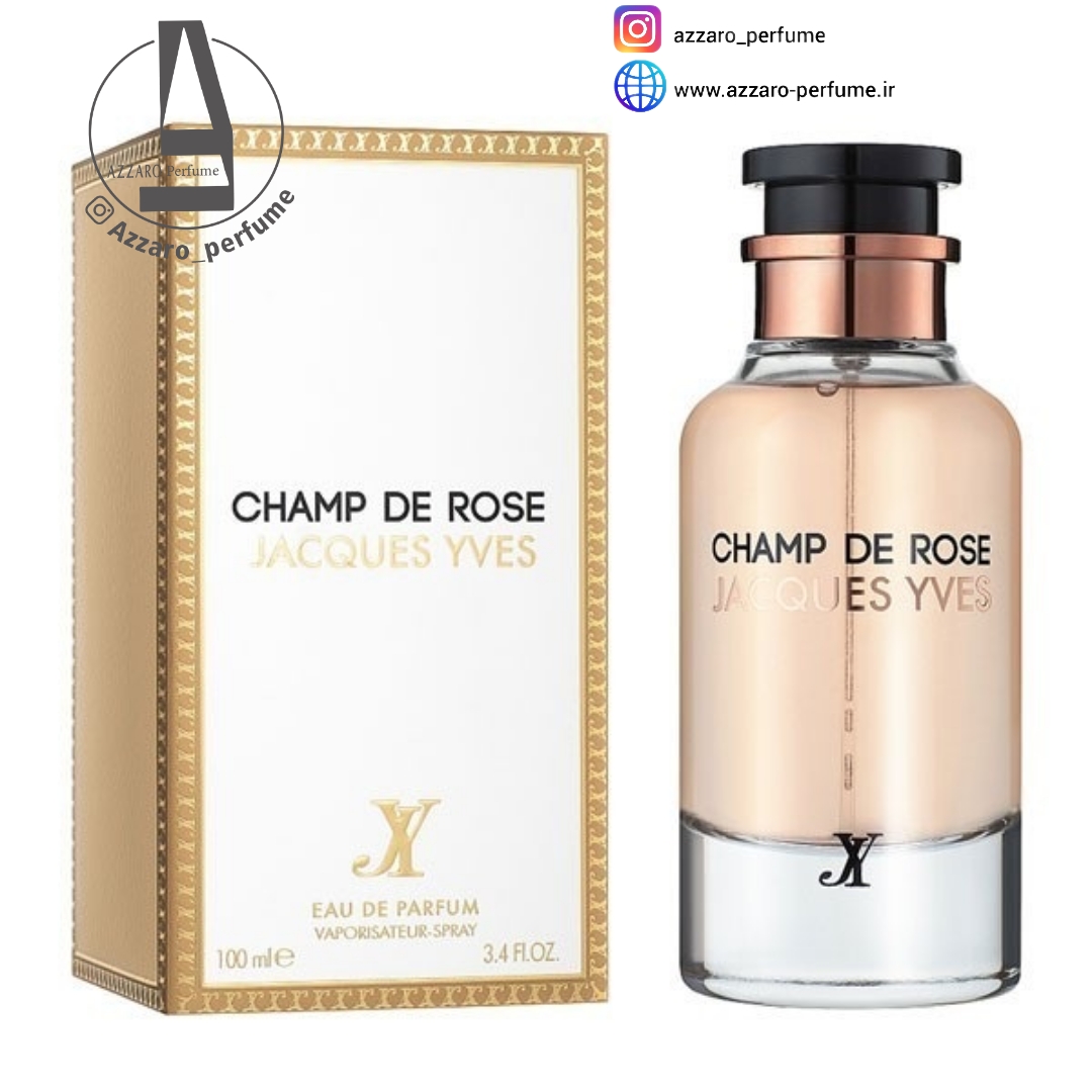 ادکلن زنانه چمپ د رز جاکوز ایو برند فرگرانس ورد حجم 100 میل-فروشگاه اینترنتی آرایشی و بهداشتی آزارو در شیراز