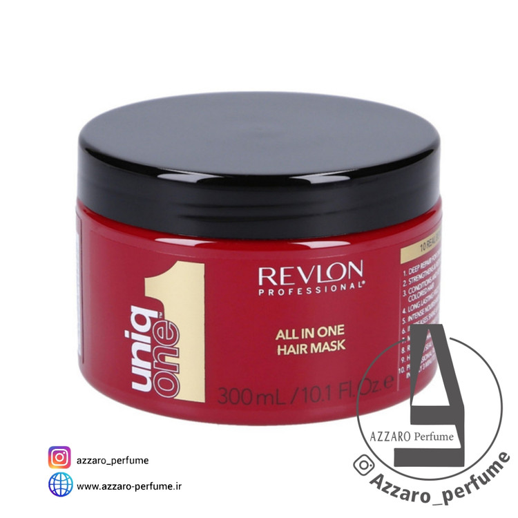 ماسک موی 10 کاره رولون یونیک وان Revlon Uniq One حجم 300 میلی لیتر-فروشگاه اینترنتی آرایشی بهداشتی آزارو 