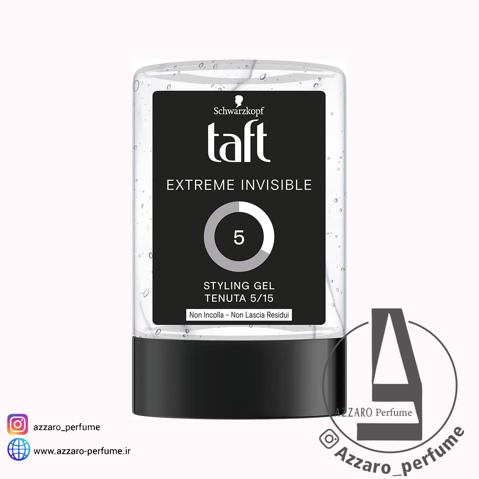 ژل حالت دهنده مو تافت اکستریم اینویزیبل شماره ۵ حجم 300 میل-فروشگاه اینترنتی آرایشی و بهداشتی آزارو در شیراز