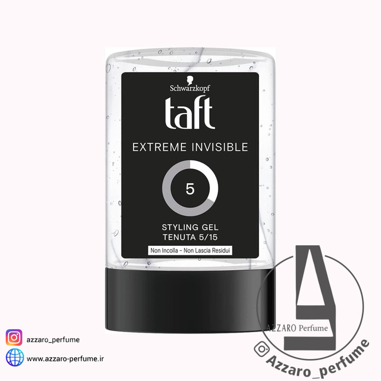 ژل حالت دهنده مو تافت اکستریم اینویزیبل شماره ۵ حجم 300 میل-فروشگاه اینترنتی آرایشی و بهداشتی آزارو در شیراز