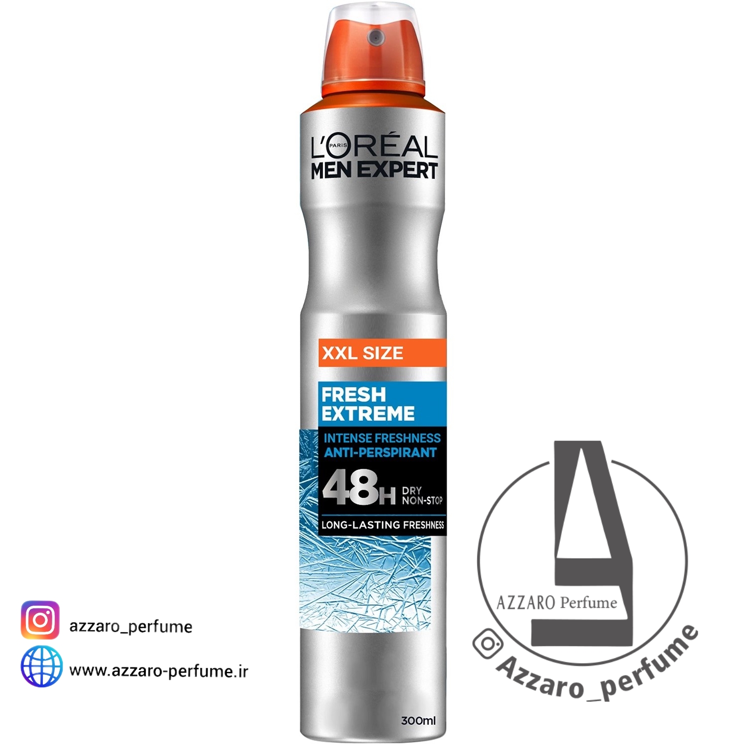 اسپری ضد تعریق لورال مردانه 48 ساعته Fresh Extreme حجم 300 میل-فروشگاه اینترنتی آرایشی و بهداشتی آزارو در شیراز