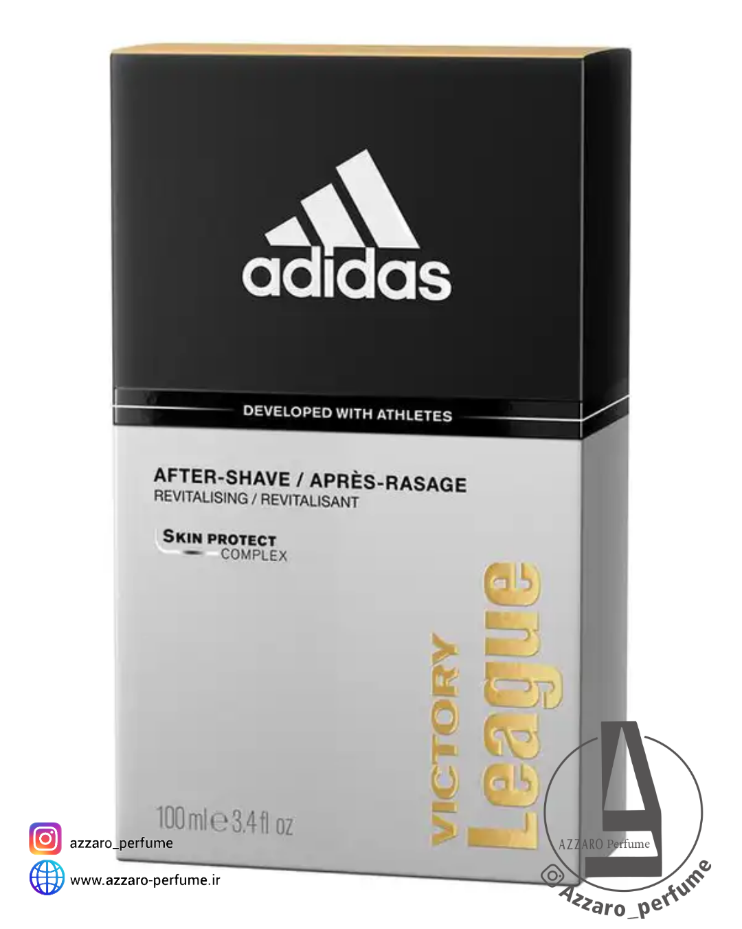 افترشیو ویکتوری لیگ Victory League آدیداس Adidas حجم 100 میل-فروشگاه اینترنتی آرایشی و بهداشتی آزارو در شیراز