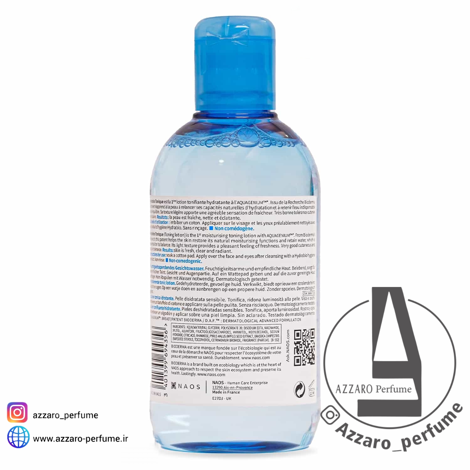 تونر آبرسان بایودرما Hydrabio Tonique حجم 250 میل-فروشگاه اینترنتی آرایشی و بهداشتی آزارو در شیراز