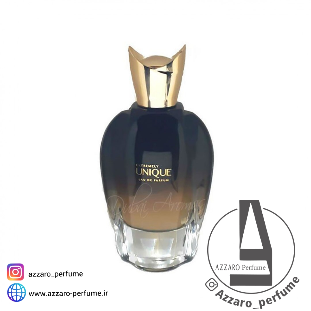 ادکلن زنانه فراگرنس ورد مدل اکستریملی یونیک Extremely Unique حجم 100میل-فروشگاه اینترنتی آرایشی و بهداشتی آزارو در شیراز