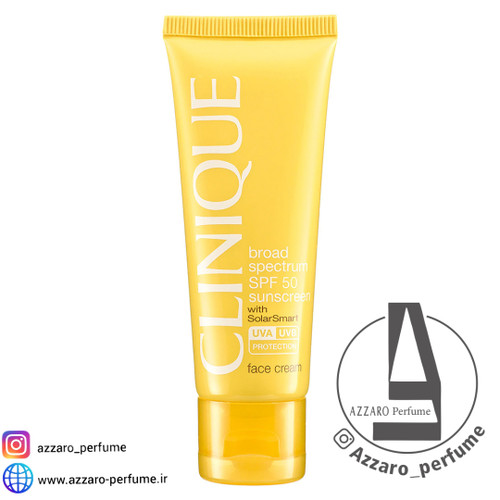 کرم ضد آفتاب بی رنگ کلینیک SPF 50 حجم 50 میل-فروشگاه اینترنتی آرایشی و بهداشتی آزارو در شیراز