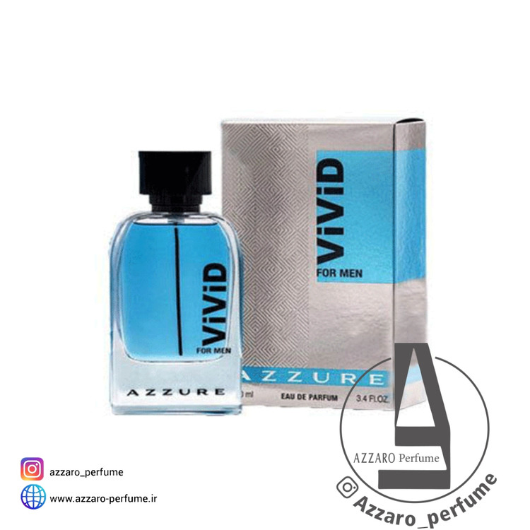 ادکلن مردانه فراگرانس ورد مدل ویوید رایحه آزارو ویزیت حجم 100 میل-فروشگاه اینترنتی آرایشی و بهداشتی آزارو در شیراز