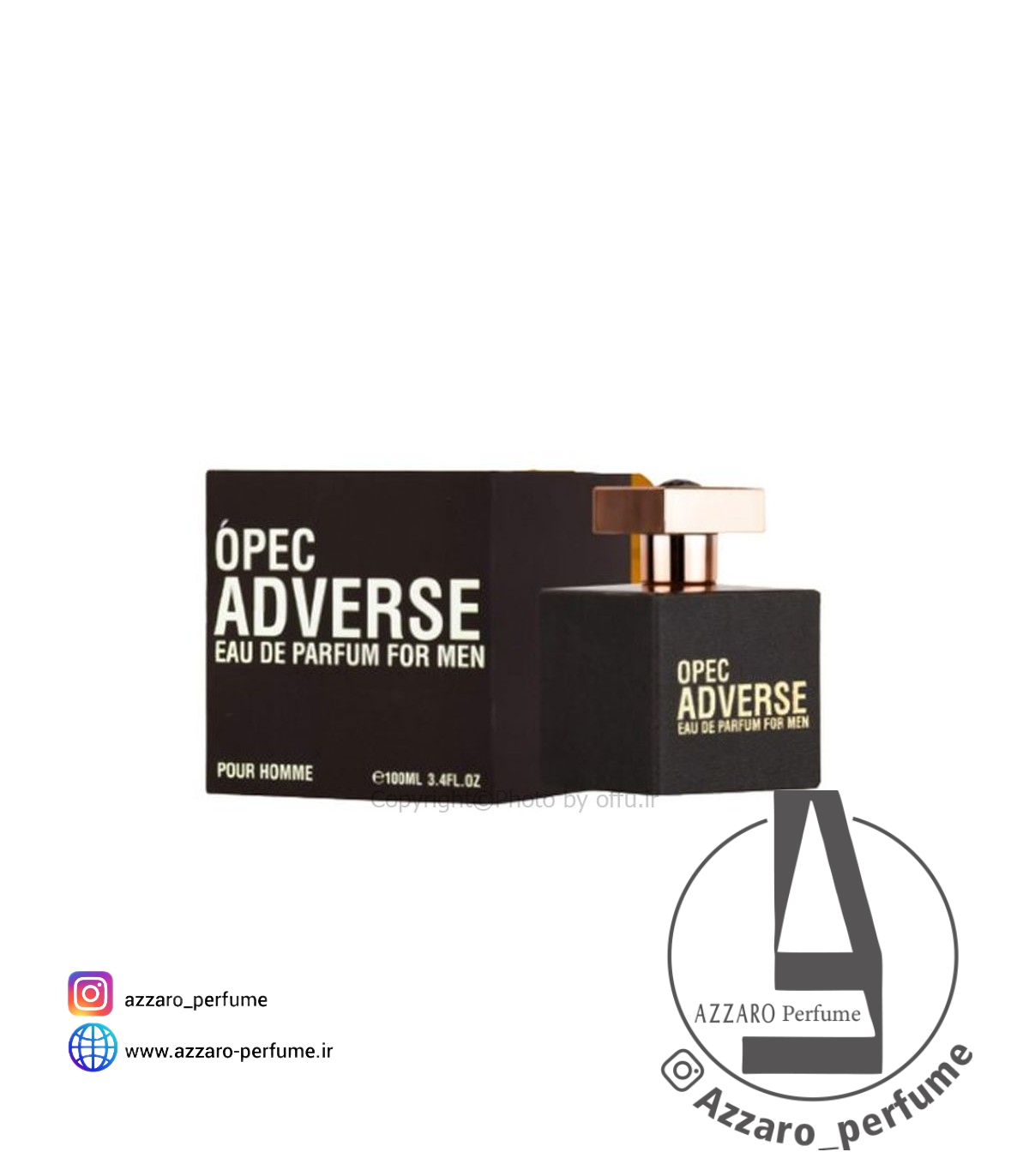 ادکلن مردانه اپیک ادونچر برند روونا Rovena Opec Adverse حجم ۱۰۰ میل-فروشگاه اینترنتی آرایشی و بهداشتی آزارو در شیراز
