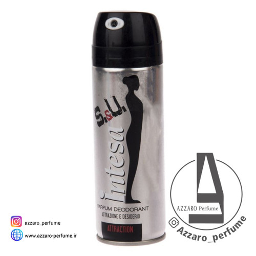 اسپری اینتسا مدل Attraction حجم 125 میلی لیتر_فروشگاه اینترنتی آرایشی بهداشتی آزارو در شیراز