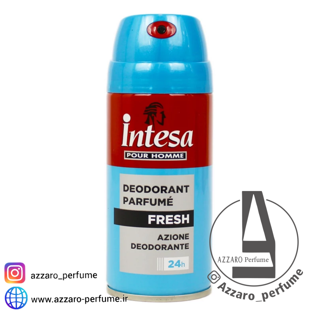 اسپری بدن مردانه اینتسا مدل Deodorant fresh 24h حجم 150 میل-فروشگاه اینترنتی آرایشی بهداشتی آزارو در شیراز